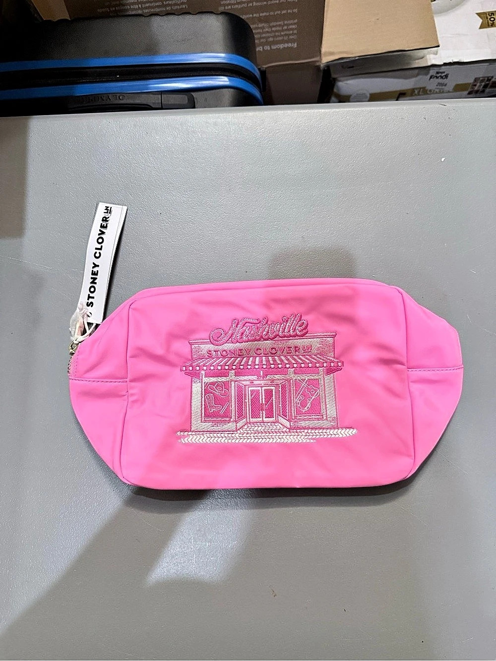 Stoney Clover Lane Bright Pink Nashville Pouch